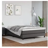 Image de Boxspring met matras kunstleer grijs 140x190 cm3144259