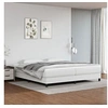 Image de Boxspring met matras kunstleer wit 200x200 cm3144280