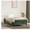 Image de Boxspring met matras fluweel donkergroen 80x200 cm3144300