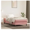 Image de Boxspring met matras fluweel roze 80x200 cm3144302