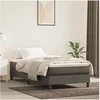 Image de Boxspring met matras fluweel donkergrijs 90x190 cm3144304
