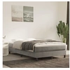 Image de Boxspring met matras fluweel lichtgrijs 120x200 cm3144321