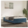 Image de Boxspring met matras fluweel donkerblauw 120x200 cm3144325