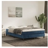 Image de Boxspring met matras fluweel donkerblauw 140x200 cm3144337