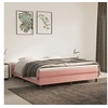Image de Boxspring met matras fluweel roze 160x200 cm3144344