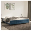 Image de Boxspring met matras fluweel donkerblauw 200x200 cm3144355