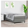 Image de Boxspring met matras stof donkergrijs 90x190 cm3144384