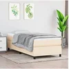 Image de Boxspring met matras stof cràmekleurig 90x200 cm3144396