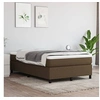 Image de Boxspring met matras stof donkerbruin 120x200 cm3144410