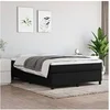 Image de Boxspring met matras stof zwart 140x190 cm3144417