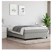 Image de Boxspring met matras stof lichtgrijs 140x200 cm3144423