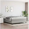 Image de Boxspring met matras stof lichtgrijs 160x200 cm3144431