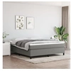Image de Boxspring met matras stof donkergrijs 160x200 cm3144432