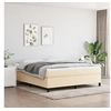 Image de Boxspring met matras stof cràmekleurig 160x200 cm3144436