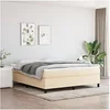 Image de Boxspring met matras stof cràmekleurig 180x200 cm3144444