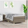 Image de Boxspring met matras stof taupe 80x200 cm3144478