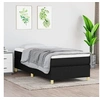 Image de Boxspring met matras stof zwart 90x190 cm3144484
