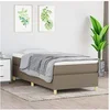 Image de Boxspring met matras stof taupe 90x190 cm3144486