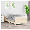 Image de Boxspring met matras stof cràmekleurig 100x200 cm3144503