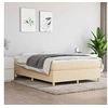 Image de Boxspring met matras stof cràmekleurig 140x190 cm3144519