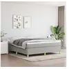 Image de Boxspring met matras stof lichtgrijs 160x200 cm3144530