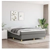 Image de Boxspring met matras stof donkergrijs 180x200 cm3144539