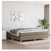 Image de Boxspring met matras stof taupe 200x200 cm3144550