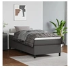 Image de Boxspring met matras kunstleer grijs 90x200 cm3144588