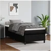 Image de Boxspring met matras kunstleer zwart 100x200 cm3144590