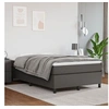 Image de Boxspring met matras kunstleer grijs 120x200 cm3144600