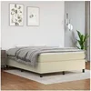 Image de Boxspring met matras kunstleer cràmekleurig 140x200 cm3144610