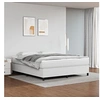 Image de Boxspring met matras kunstleer wit 180x200 cm3144621