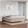 Image de Boxspring met matras kunstleer cappuccinokleurig 180x200 cm3144625