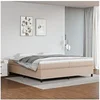 Image de Boxspring met matras kunstleer cappuccinokleurig 200x200 cm3144631