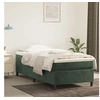 Image de Boxspring met matras fluweel donkergroen 80x200 cm3144648
