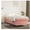 Image de Boxspring met matras fluweel roze 100x200 cm3144668