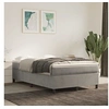 Image de Boxspring met matras fluweel lichtgrijs 120x200 cm3144669