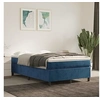 Image de Boxspring met matras fluweel donkerblauw 120x200 cm3144673