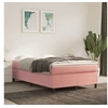 Image de Boxspring met matras fluweel roze 120x200 cm3144674