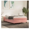 Image de Boxspring met matras fluweel roze 140x190 cm3144680