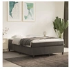 Image de Boxspring met matras fluweel donkergrijs 140x200 cm3144682