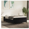 Image de Boxspring met matras fluweel zwart 140x200 cm3144683