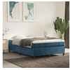 Image de Boxspring met matras fluweel donkerblauw 140x200 cm3144685