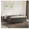 Image de Boxspring met matras fluweel donkergrijs 160x200 cm3144688
