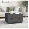 Image de Table basse Gris 60x53x35 cm Bois massif de pin820968