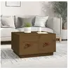 Image de Table basse Marron miel 60x53x35 cm Bois massif de pin820969