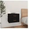 Image de Table de chevet murale Noir 50x36x40 cm820984