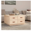 Image de Table basse 80x80x45 cm Bois massif de pin