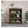 Image de Bibliothèque Marron miel 80x35x97 cm Bois de pin massif821682
