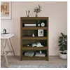 Image de Bibliothèque Marron miel 80x35x126 cm Bois de pin massif821687